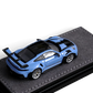 Lot57Supplies Diecast Shop VMB 992 GT3 RS 1:64 scale model in Etna Blue resin with black accents and rear spoiler.