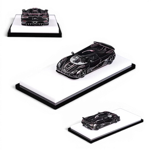 Lot57Supplies Diecast Shop VMB Agera S RHD 1:64 scale dark brown resin model car with rose gold line details.