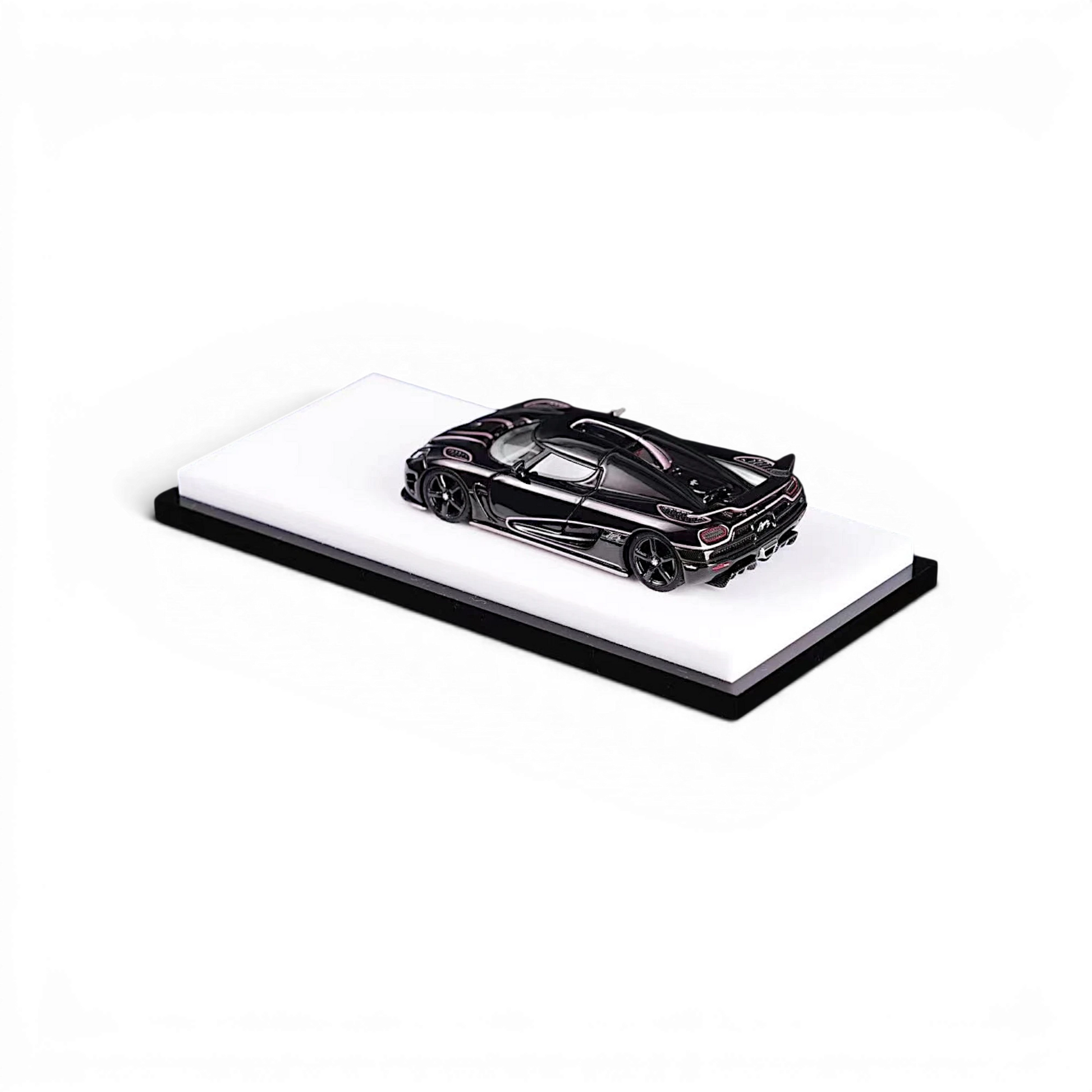 Lot57Supplies Diecast Shop VMB Agera S RHD 1:64 scale dark brown resin model car with rose gold line detail.