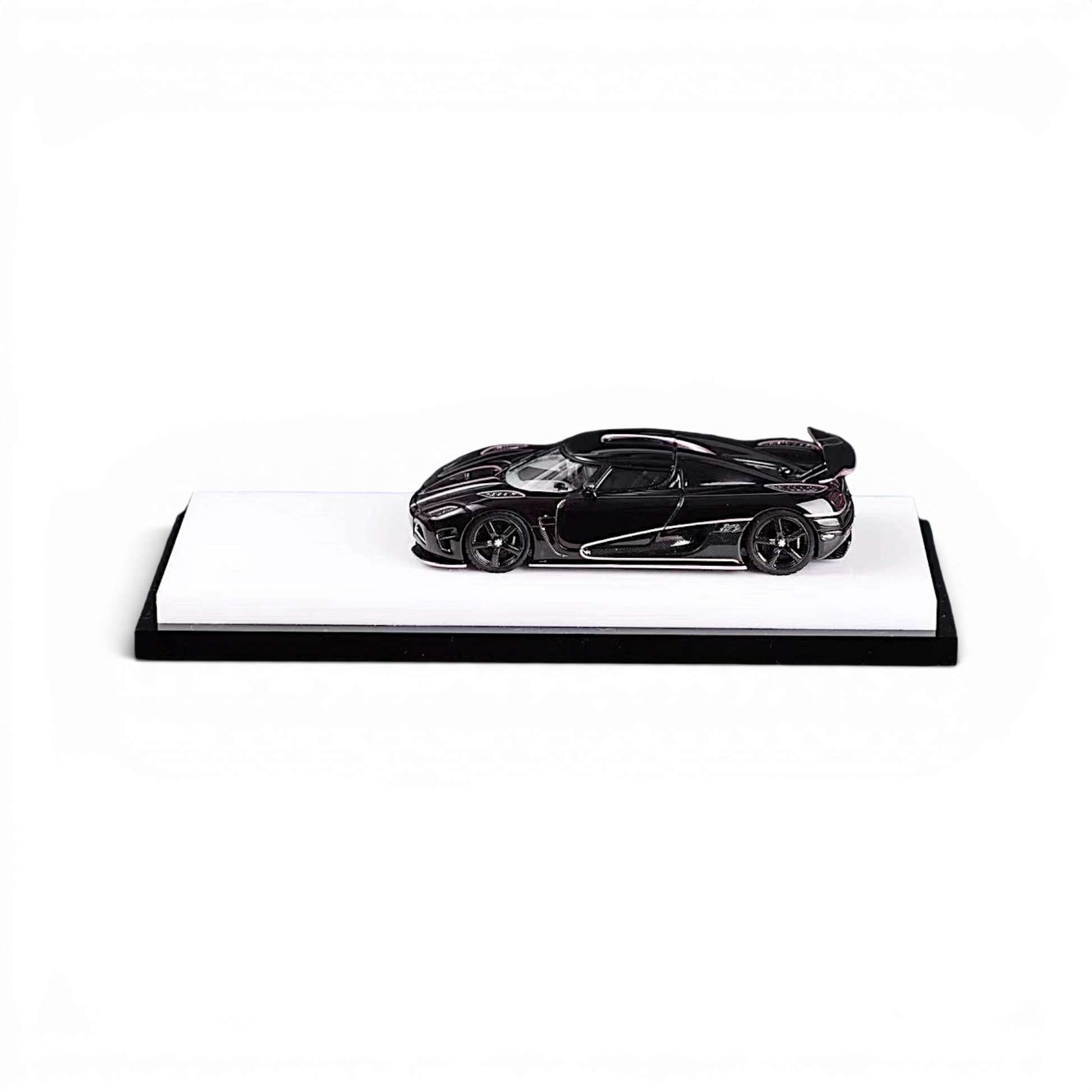 Lot57Supplies Diecast Shop VMB Agera S RHD 1:64 scale dark brown resin model car with rose gold line detail.