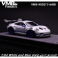Lot57Supplies Diecast Shop 1:64 scale VMB 992 GT3 RS resin model car in white and blue with rear wing