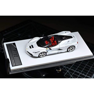 Lot57Supplies Diecast Shop Street Buster 1:64 scale white F150 Aperta diecast supercar with red interior