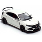 Lot57Supplies Diecast Shop white INNO64 Honda Civic Type-R FK8 1:64 scale die-cast model car with black accents