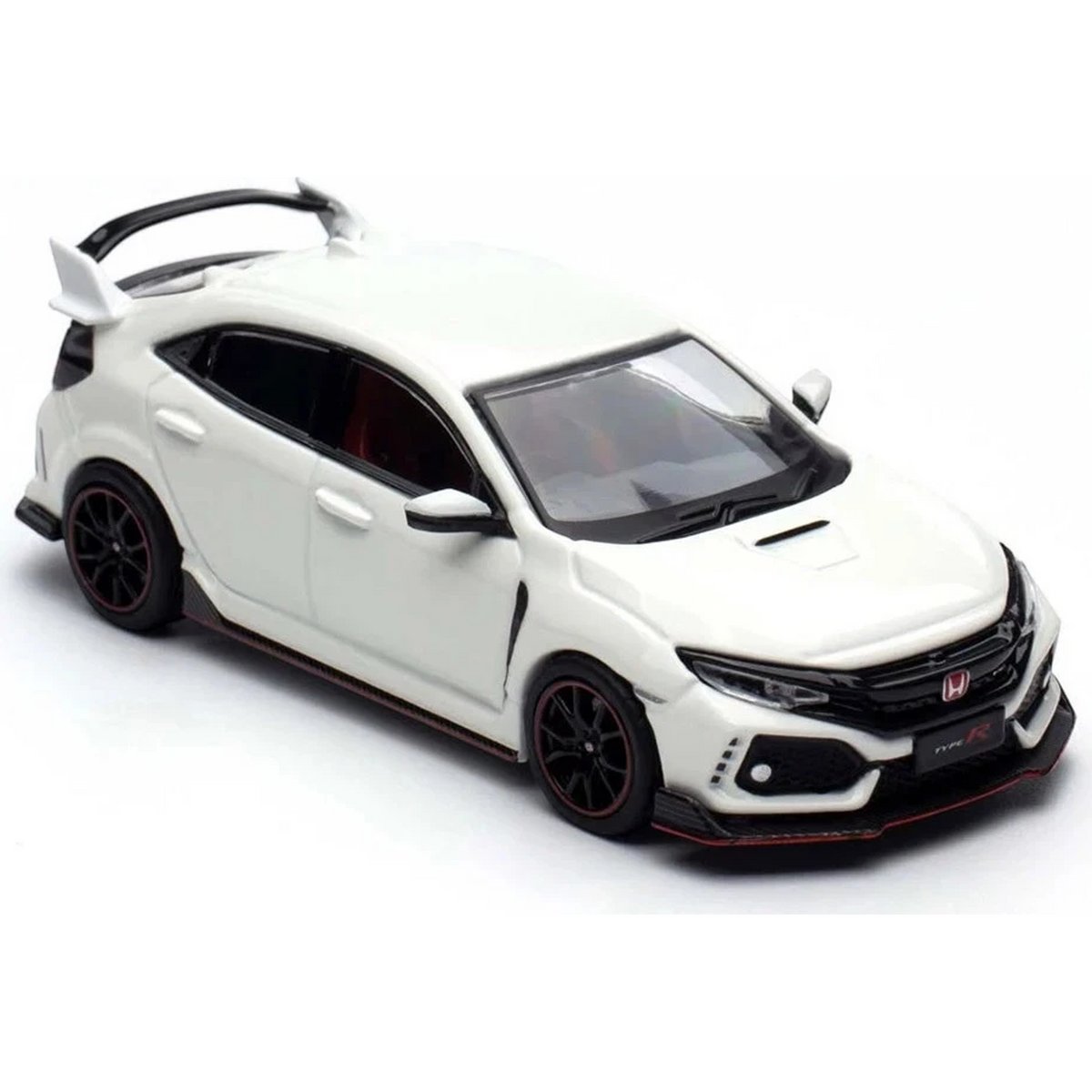 Lot57Supplies Diecast Shop white INNO64 Honda Civic Type-R FK8 1:64 scale die-cast model car with black accents