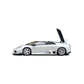 Lot57Supplies Diecast Shop Phantom Knight white Lamborghini Murcielago LP640 Roadster 1:64 scale model side view
