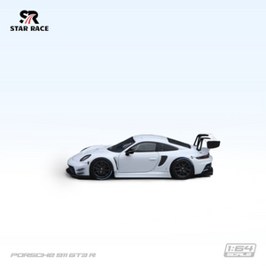 Lot57Supplies Diecast Shop Star Race white Porsche 911 GT3 R 1:64 scale diecast model car side view