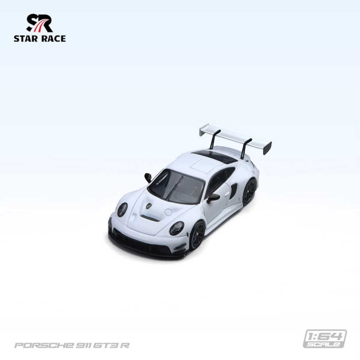 Lot57Supplies Diecast Shop Star Race white Porsche 911 GT3 R 1:64 scale diecast model car
