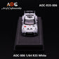 Lot57Supplies Diecast Shop 1:64 scale AOC white LBWK Modified R35 diecast model car on a display base