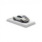 Lot57Supplies Diecast Shop white and dark blue 1:64 scale resin Singer DLS model car with racing stripes on display base.