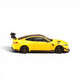 Lot57Supplies Diecast Shop yellow SW BMW M4 Flossmann G82 GTR diecast model car, 1:64 scale side view