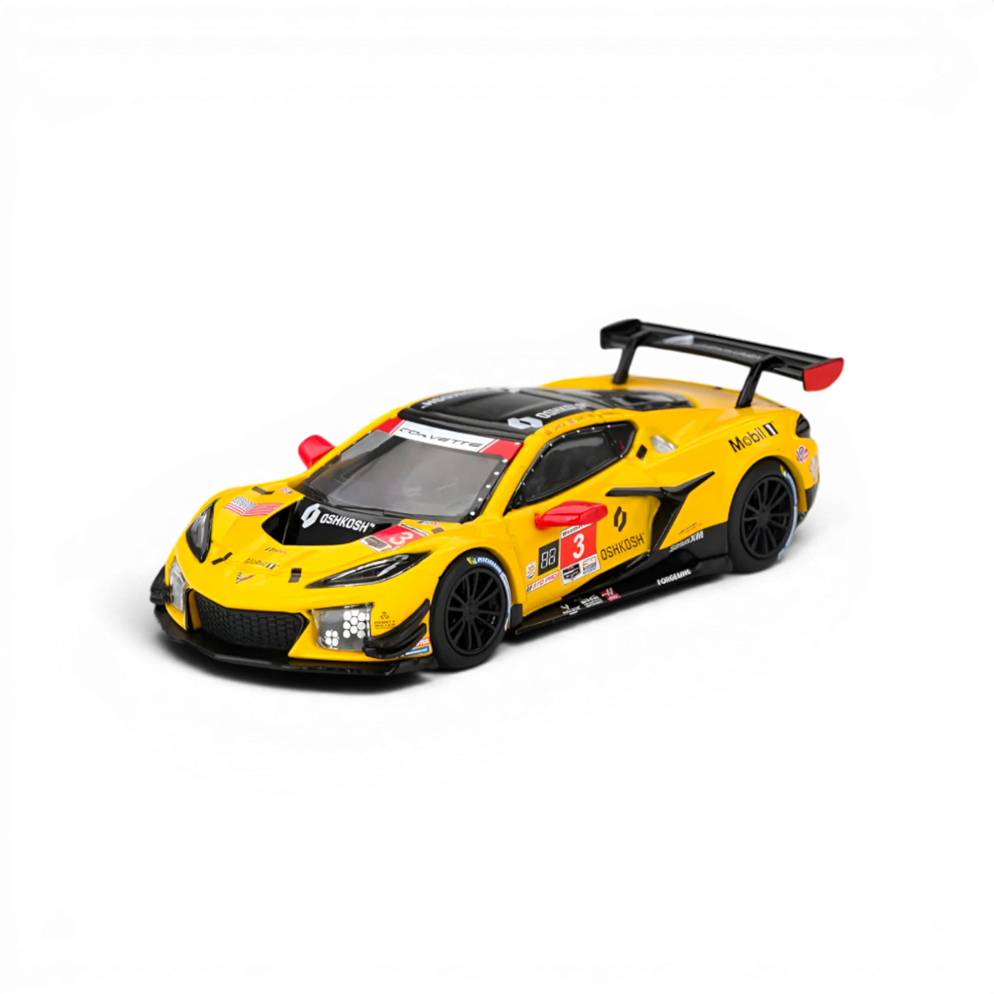 Lot57Supplies Diecast Shop Mini GT 1:64 scale yellow Chevrolet Corvette Z06 GT3.R diecast race car model