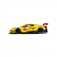 Lot57Supplies Diecast Shop 1:64 scale yellow Chevrolet Corvette Z06 GT3.R diecast race car model side view