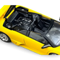 Lot57Supplies Diecast Shop Phantom Knight yellow Lamborghini Murcielago LP640 Roadster 1:64 scale model with open hood