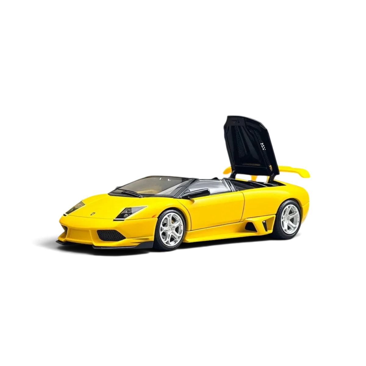 Lot57Supplies Diecast Shop Phantom Knight yellow Lamborghini Murcielago LP640 Roadster 1:64 scale diecast model car