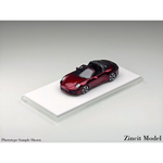 Lot57Supplies Diecast Shop Zincit Model 992Targa in Dragon Blood Red 1:64 scale diecast car on a white display base