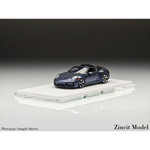 Lot57Supplies Diecast Shop Zincit Model 992Targa in Shark Grey, a 1:64 scale diecast collectible car on a display base