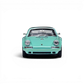 Lot57Supplies Diecast Shop Zincit Model 1:64 scale diecast Singer Targa classic car in Tiff Blue front view