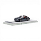 Lot57Supplies Diecast Shop Zincit Model 1:64 scale metallic dark gray Singer Targa diecast car on a white display base