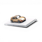 Zincit Singer DLS diecast model car in vintage champagne gold by Lot57Supplies Diecast Shop, 1:64 scale collectible.