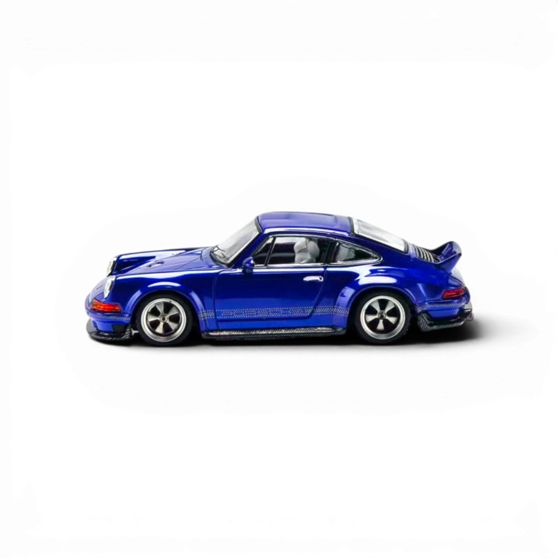 Zincit Singer DLS diecast model car in sapphire blue, 1:64 scale, available at Lot57Supplies Diecast Shop.