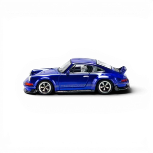 Zincit Singer DLS diecast model car in sapphire blue, 1:64 scale, available at Lot57Supplies Diecast Shop.