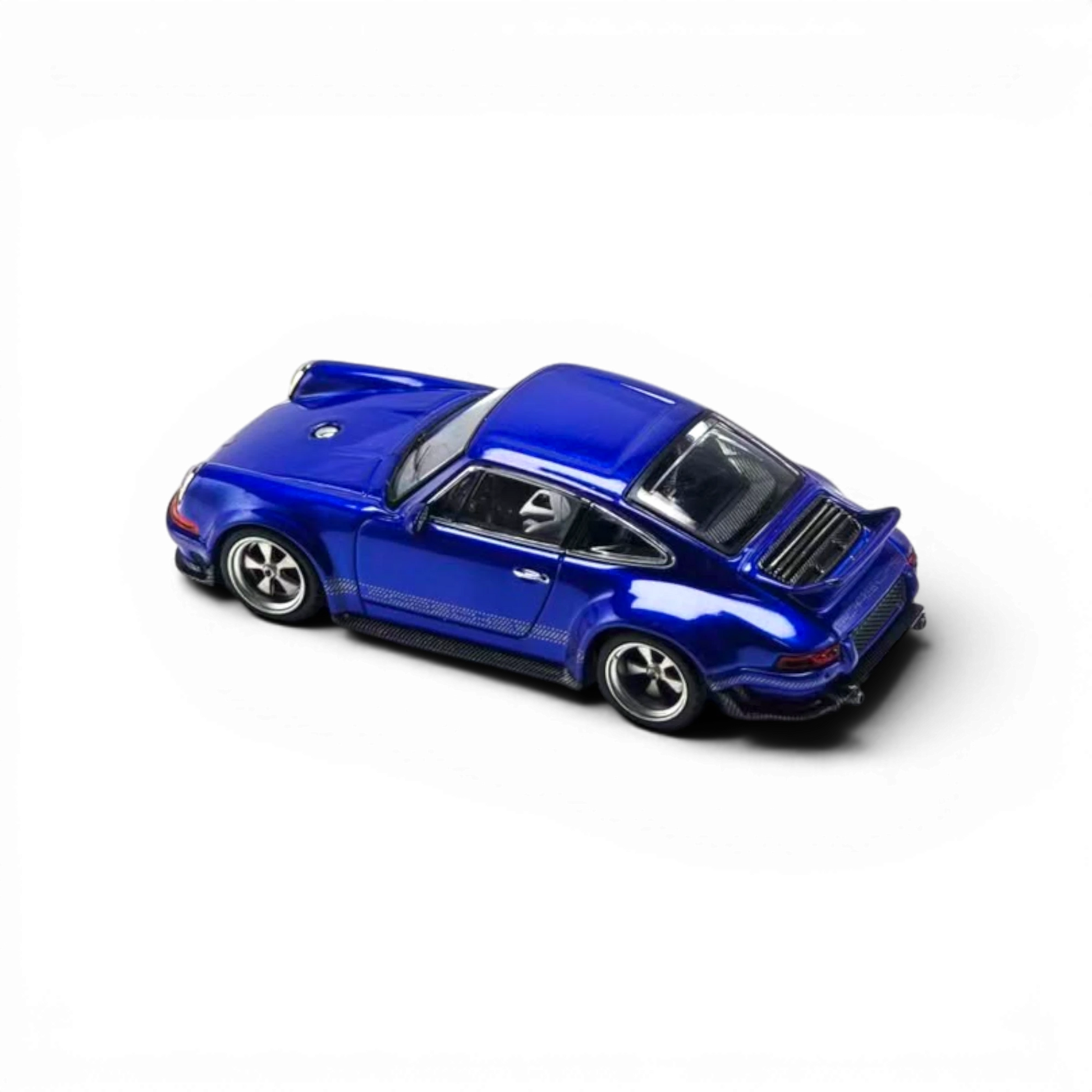Zincit Singer DLS diecast model car in Sapphire Blue, 1:64 scale, available at Lot57Supplies Diecast Shop.