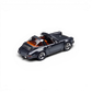 Lot57Supplies Diecast Shop Zincit Model 1:64 scale metallic dark gray Singer Targa diecast car with orange interior.
