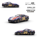 Lot57Supplies Diecast Shop WAM x EDM 1:64 scale resin Ferrari 599 GTO in Gumball 3000 livery with matte finish and gold decals.