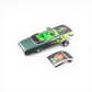 Lot57Supplies Diecast Shop 1:64 scale emerald green Chevrolet Impala convertible with green interior and Rat Fink graphics.