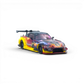 Lot57Supplies Diecast Shop 1:64 scale model of a yellow and purple Honda S2000 J's Racing AP1 with a flame and lightning graphic.