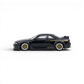 Lot57Supplies Diecast Shop black 1:64 scale Inno64 PANDEM GT-R (BCNR33) with wide body kit and gold wheels.