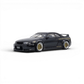 Lot57Supplies Diecast Shop black 1:64 scale Inno64 PANDEM GT-R (BCNR33) with gold wheels and wide body kit.