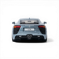Lot57Supplies Diecast Shop Glacier Blue Lexus LFA 1:64 scale diecast model with detailed engine and opening hood.