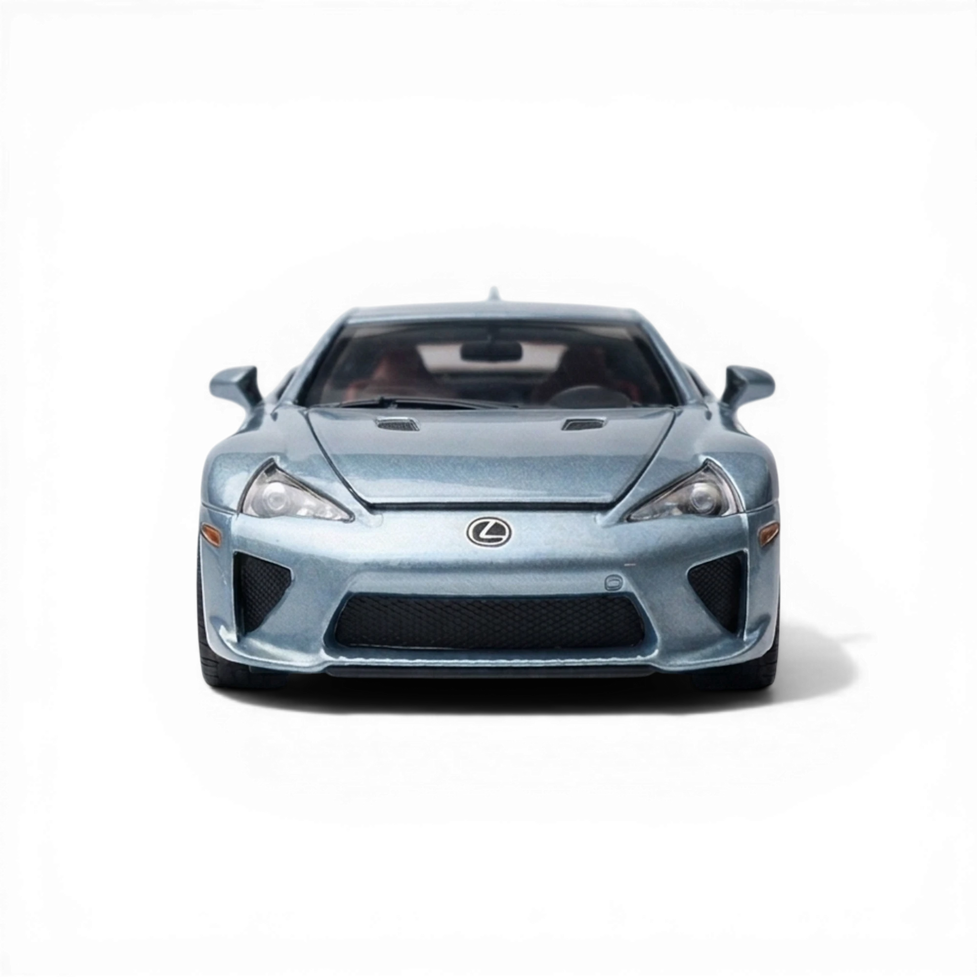 Lot57Supplies Diecast Shop: Glacier blue 1:64 scale diecast Model One x Focal Horizon Lexus LFA with opening hood and engine detail.