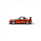 Lot57Supplies Diecast Shop orange Mazda Miata MX-5 HEC2023 Edition 1:64 scale model with pop-up headlights and spoiler.