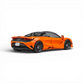 Lot57Supplies Diecast Shop 1:64 scale Ember Orange McLaren 750S Spider diecast model with removable top cover.