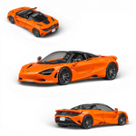 Lot57Supplies Diecast Shop: CM Model 1:64 scale McLaren 750S Spider in Ember Orange diecast with removable top cover.