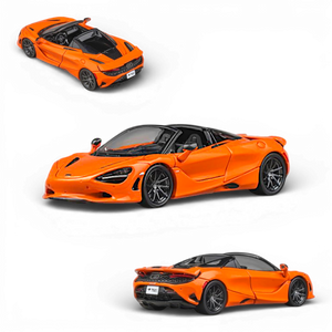 Lot57Supplies Diecast Shop: CM Model 1:64 scale McLaren 750S Spider in Ember Orange diecast with removable top cover.