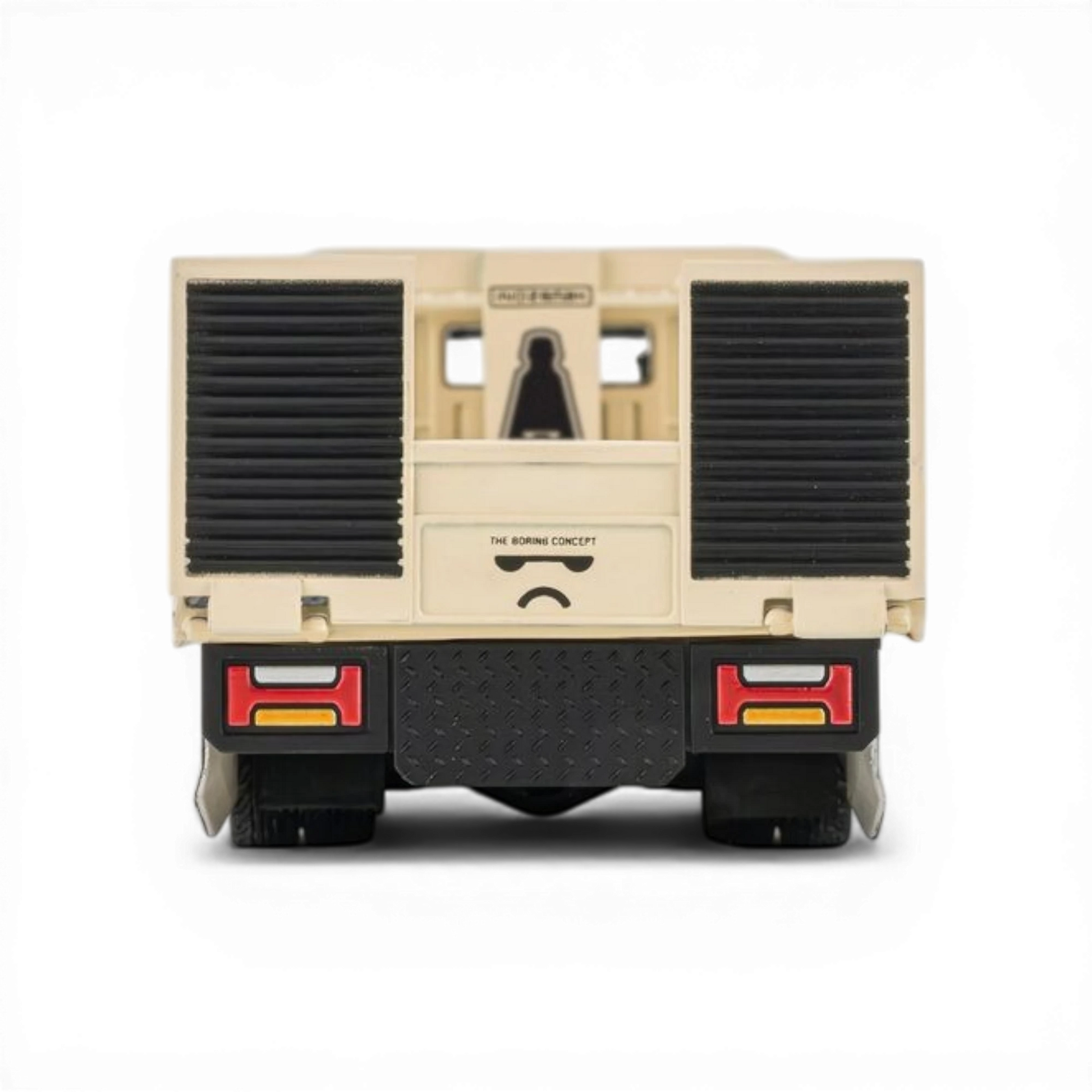Lot57Supplies Diecast Shop: MicroTurbo 1:64 scale tan diecast hauler truck with black grille details and custom wide-body kit.