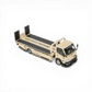 Lot57Supplies Diecast Shop 1:64 scale tan MicroTurbo Custom Hauler with TBC livery, diecast metal, dual trailer modes, and custom wide-body kit.