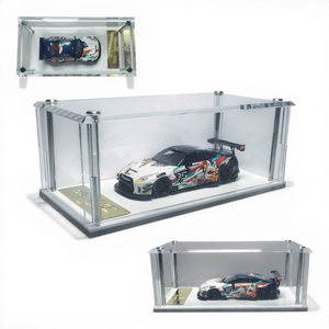 Lot57Supplies Diecast Shop 1:64 scale resin MYC64 LB Works GTR R35 with Kitsune Mask anime livery.