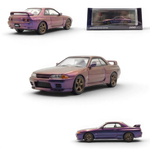 Lot57Supplies Diecast Shop 1:64 scale model of Nissan Skyline GT-R (R32) Australian Special Edition in Midnight Purple.