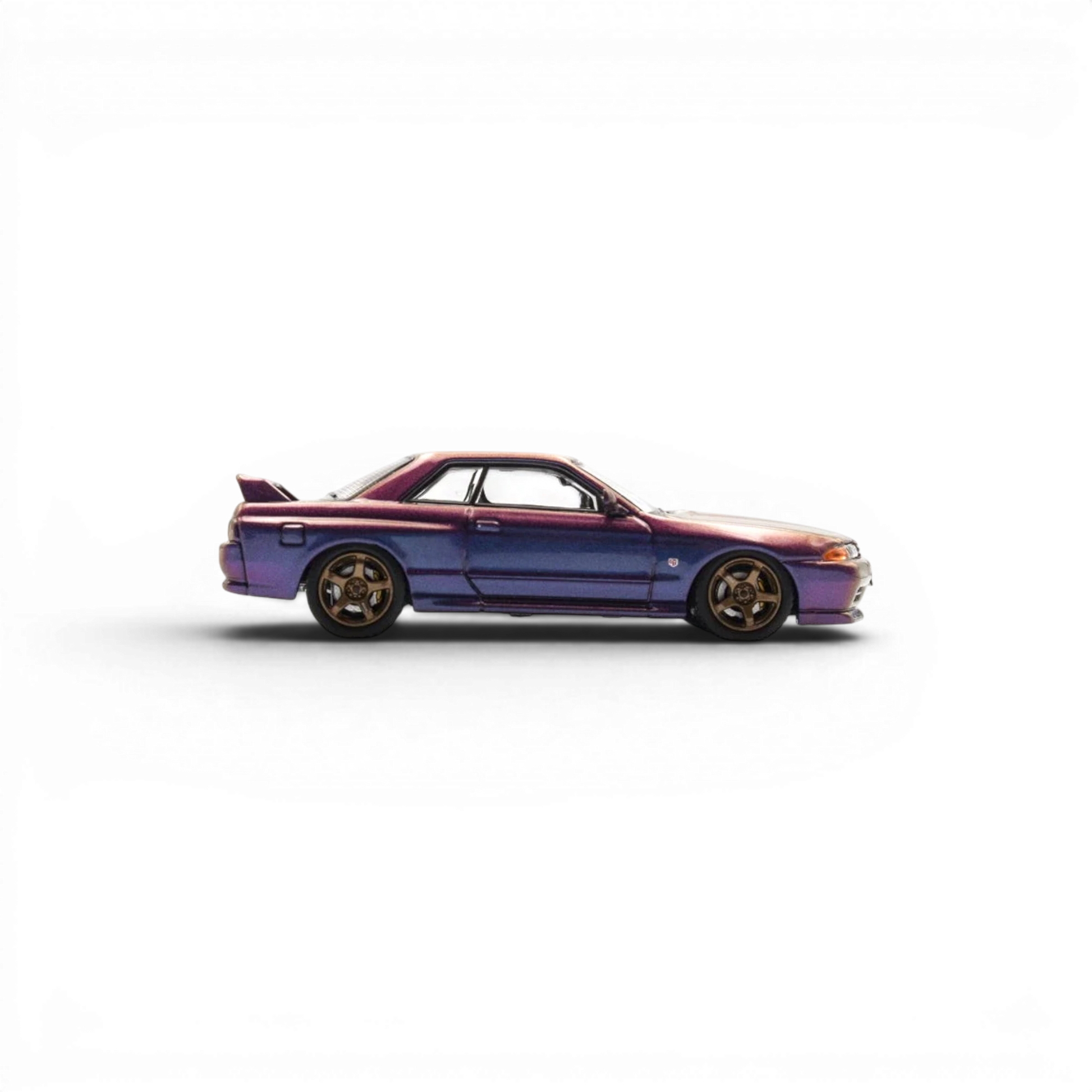 Lot57Supplies Diecast Shop 1:64 scale model of a Nissan Skyline GT-R (R32) in Midnight Purple, Australian Special Edition.