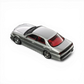 Lot57Supplies Diecast Shop silver 1:64 Mortal 64 Cresta diecast model car with red interior and metallic paint.