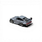Lot57Supplies Diecast Shop Street Weapon RWB 993 cement grey diecast model car with low tail spoiler and chrome rims.