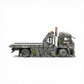 Lot57Supplies Diecast Shop SW KamaZ tow truck, 1:64 scale, diecast metal, grey camouflage livery with Monster Energy logos and number 43.