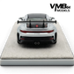 Lot57Supplies Diecast Shop VMB 992 GT3 RS 1:64 scale metallic silver resin model car with large rear spoiler.