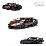 Lot57Supplies Diecast Shop: WAM 1:64 Lamborghini Murcielago LP670 Ducktail in blue purple chameleon resin with SV decal.