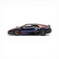 Lot57Supplies 1:64 scale resin model of a blue purple chameleon Lamborghini Murcielago LP670 Ducktail with SV decal and red brake calipers.