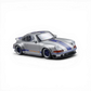 Lot57Supplies Diecast Shop Zincit Singer DLS California Silver 1:64 scale diecast model car with blue racing stripes.